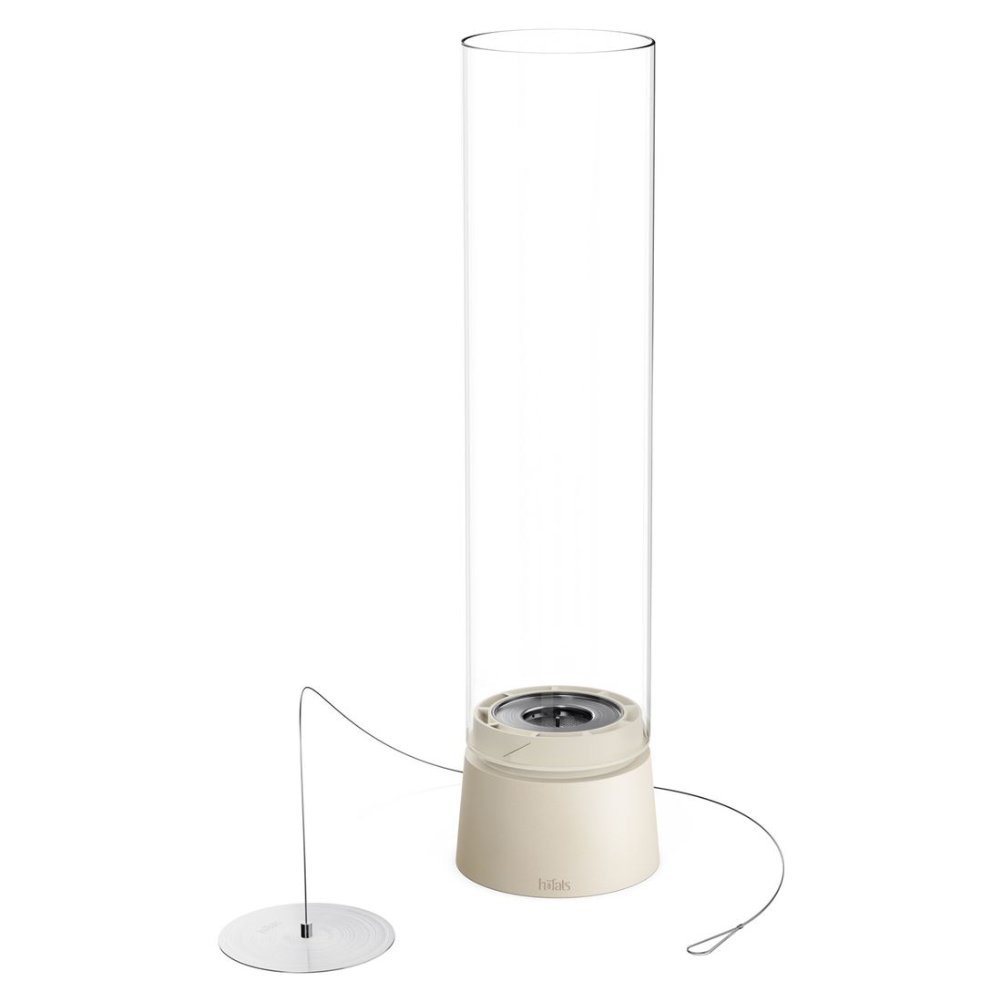 Bordild SPIN Air 1200 aluminium krem nærbilde