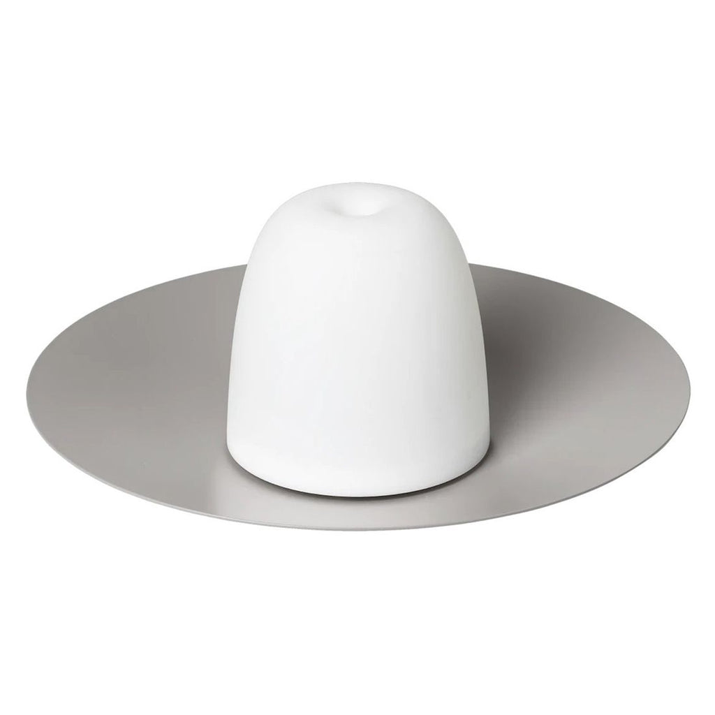 Bordlampe ute Ani Lamp large LED aluminium Ø34 cm montert på bord