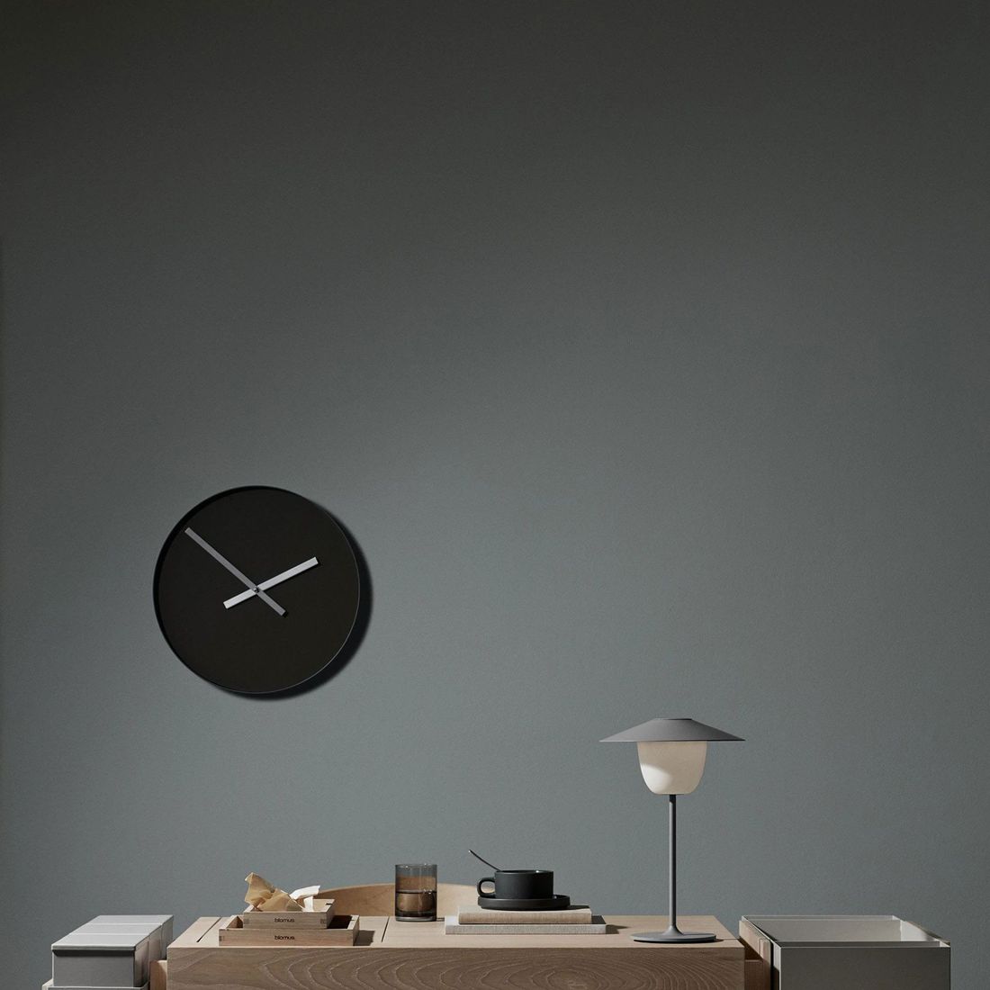 Bordlampe ute Ani Lamp large LED aluminium magnet - Blomus