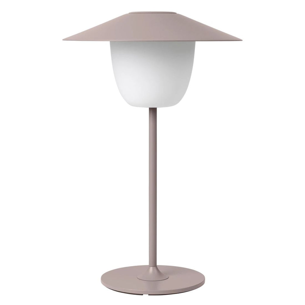 Bordlampe ute Ani LED aluminium Ø22 cm bark bakside