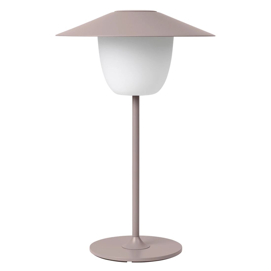 Bordlampe ute Ani LED aluminium Ø22 cm bark bakside