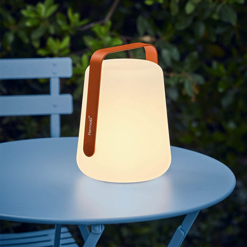 Bordlampe ute Balad 2 25 cm dimmbar aluminium bakside
