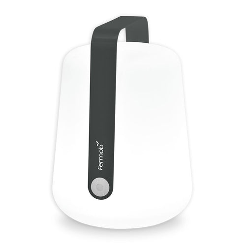 Bordlampe ute Balad 38 cm aluminium, dimmbar forfra