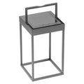 Bordlampe ute Kettlight Squared aluminium 18x18x30 cm grå forside