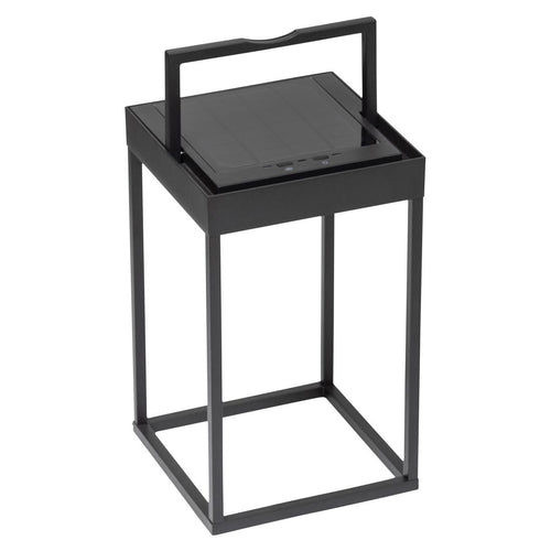 bordlampe ute kettlight squared aluminium svart forfra