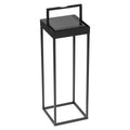 Bordlampe ute Kettlight Squared aluminium svart forside