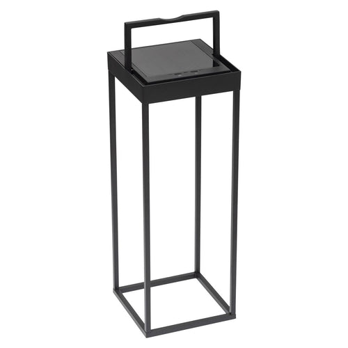 Bordlampe ute Kettlight Squared aluminium svart forside