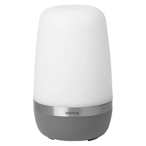 Bordlampe ute Spirit aluminium 15 cm grå forfra