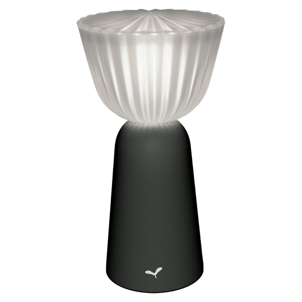Bordlampe ute Swiing aluminium 20cm antrasitt bakside