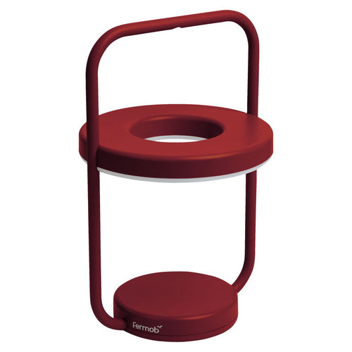 Bordlampe ute Ulli 29,5 cm, dimmbar aluminium bakside