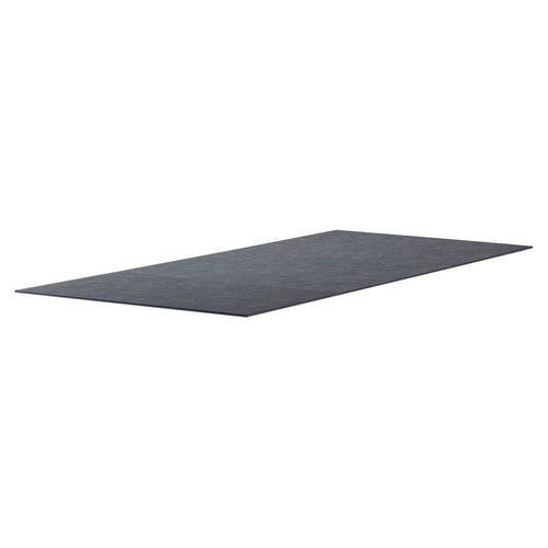 Bordplate 165x100 cm HPL med 2 tilleggsplater antrasitt bakside