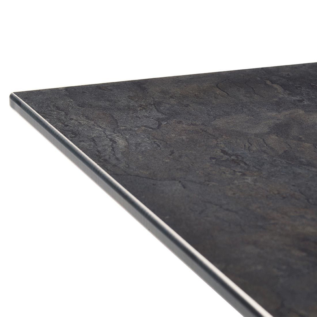 Detalj av Bordplate 165x100 cm HPL med 2 tilleggsplater antrasitt surface