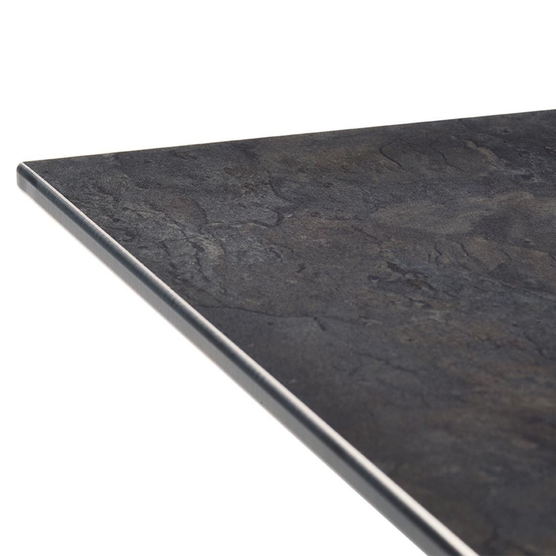 Detalj av Bordplate 165x100 cm HPL med 2 tilleggsplater antrasitt surface