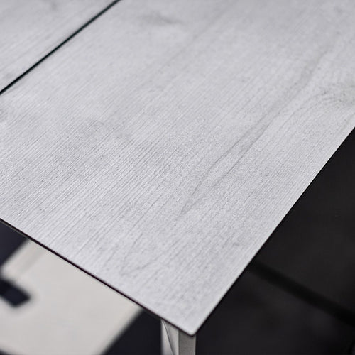 Bordplate Cubic HPL 95x95 cm grå - Kettler bakside