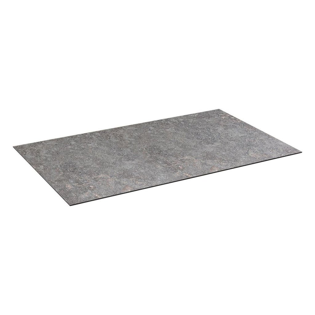 Bordplate HPL 140x70 cm kalksand beige - Kettler forfra
