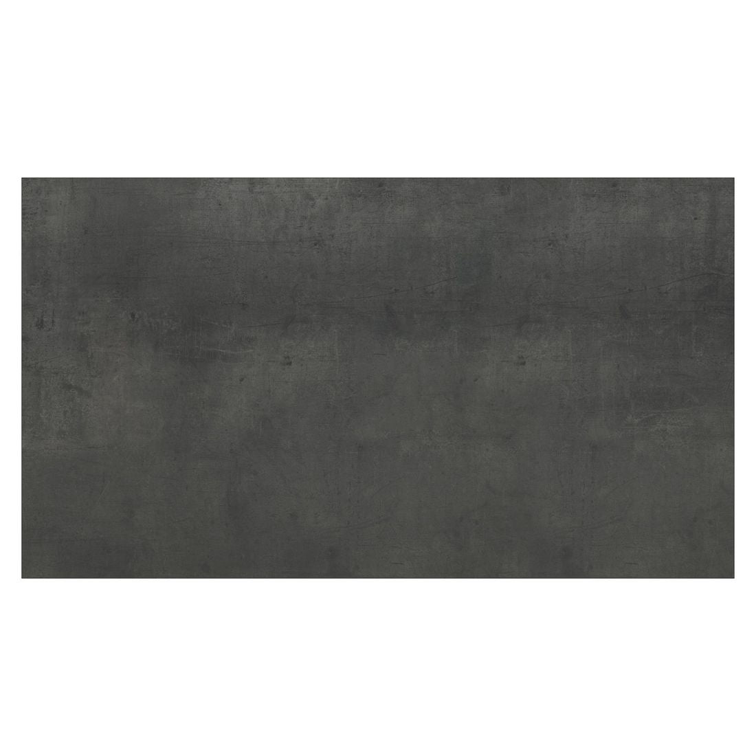 Montert Bordplate HPL 160x90 cm skråkant sement mørk i uterom
