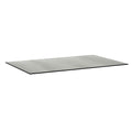 Bordplate HPL 160x95 cm lys grå stein - Kettler forfra