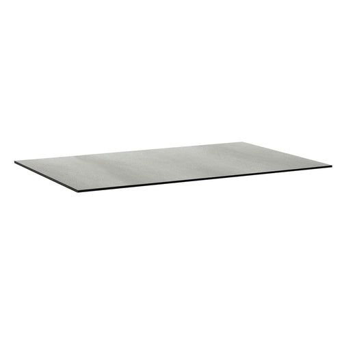 Bordplate HPL 160x95 cm lys grå stein - Kettler forfra