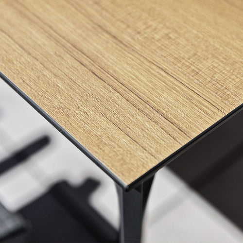 Bordplate HPL 160x95 cm teak-look - Kettler bakside