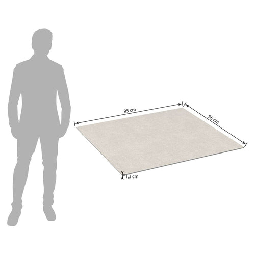 Bordplate HPL 95x95 cm Stein Sand - Kettler bakside