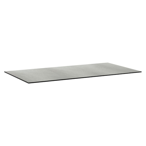 Bordplate HPL lys grå 138x68 cm - Kettler forfra