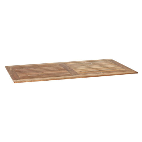 Bordplate Old Teak resirkulert 130x80 cm - Stern forfra