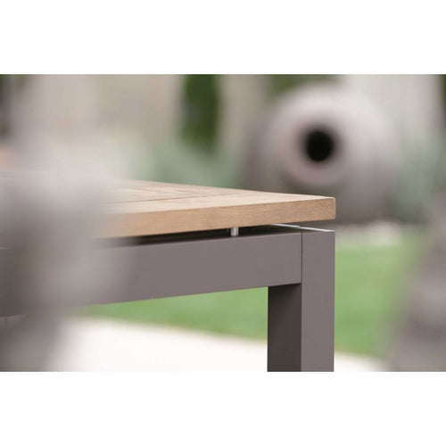 Bordplate Old Teak resirkulert 130x80 cm - Stern bakside