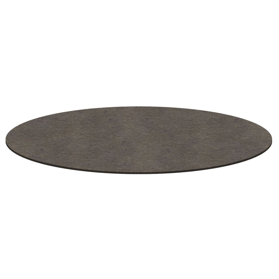 Bordplate Sela HPL Ø110 cm rusty rock - Zebra forfra