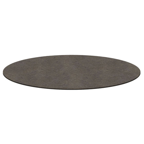 Bordplate Sela HPL Ø110 cm rusty rock - Zebra forfra