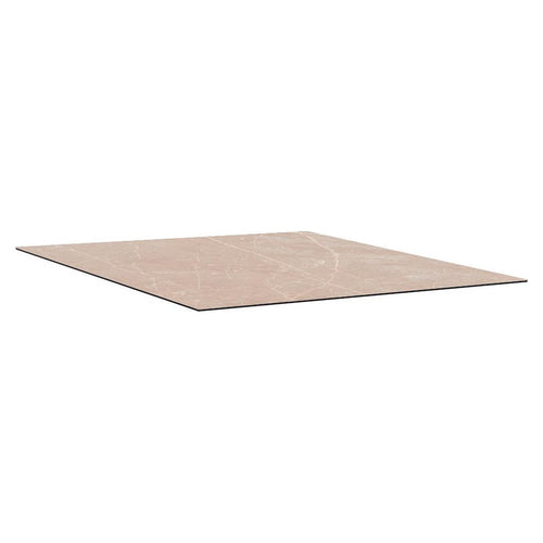 Bordplate Silverstar 2.0 90x90 cm Cream Marble forfra