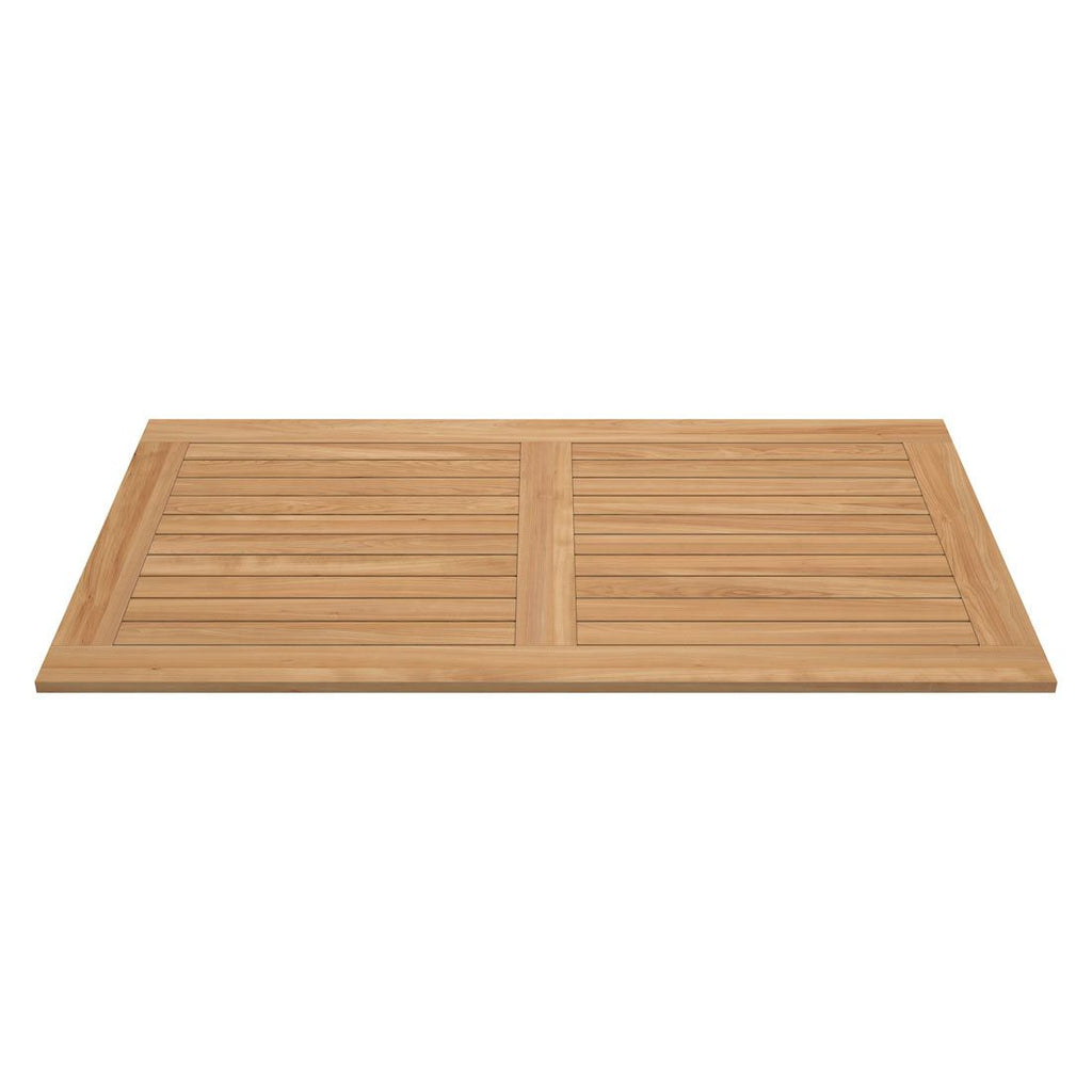 Detalj av Bordplate teak 160x90 cm natur - OUTLIV i teaktre