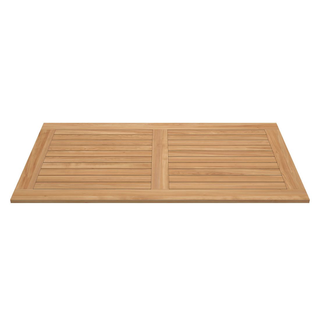 Detalj av Bordplate teak 160x90 cm natur - OUTLIV i teaktre