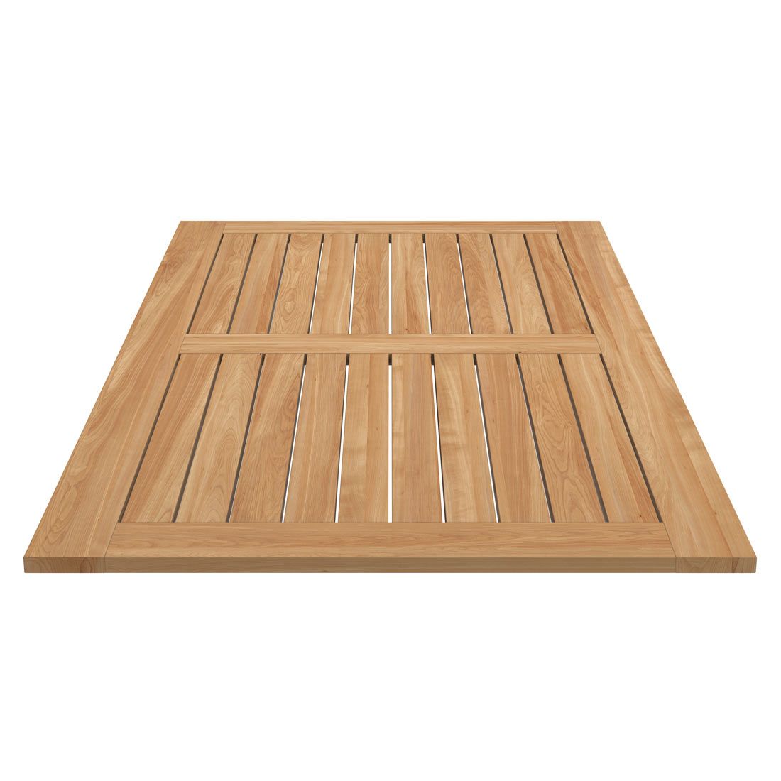 Nærbilde av trestruktur på Bordplate teak 160x90 cm natur - OUTLIV