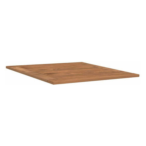 Bordplate teak 70x70 cm natur Stern sett ovenfra