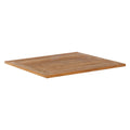 Bordplate teak 80x80 cm natur - OUTLIV forfra