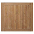 Bordplate teak 80x80 cm natur Stern forfra