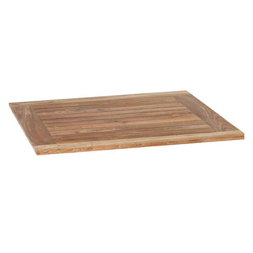 Bordplate teak 90x90 cm natur - OUTLIV bakside
