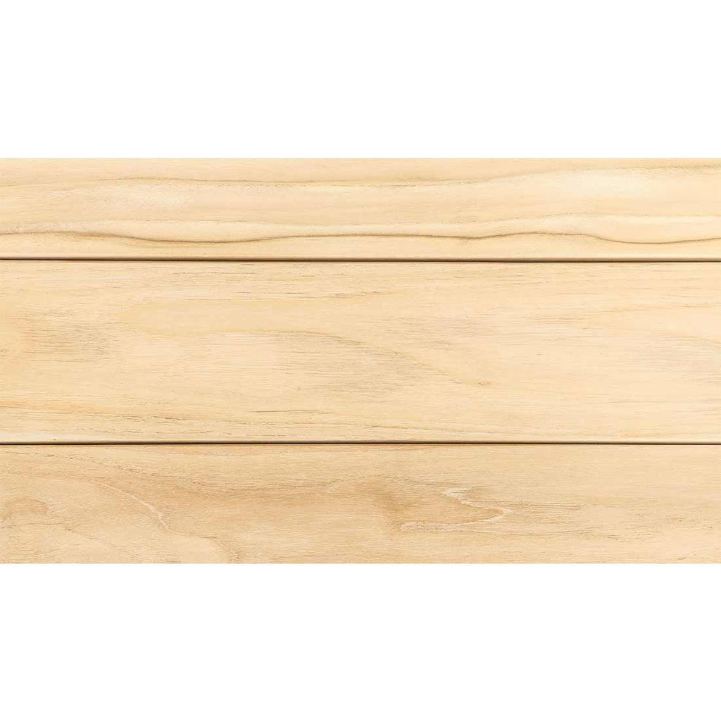 Bakside av Bordplate teak C-profil 160x95 cm natur - Kettler