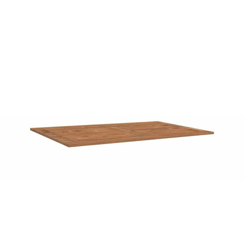 Bordplate teak natur 130x80 cm - Stern forfra