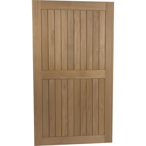 Bordplate teak natur 130x80 cm - Stern bakside