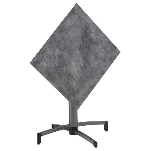 Bordplate Tube 70x70 cm HPL antrasitt detalj av overflate