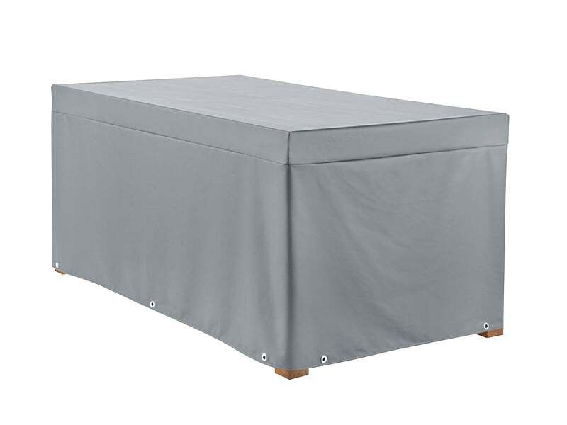 Bordtrekk til hagebord 140x95x72 cm grå - Heinemeyer sett forfra