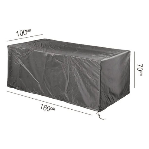 Bordtrekk til hagebord 160x100x70 cm antrasitt - AeroCover forfra