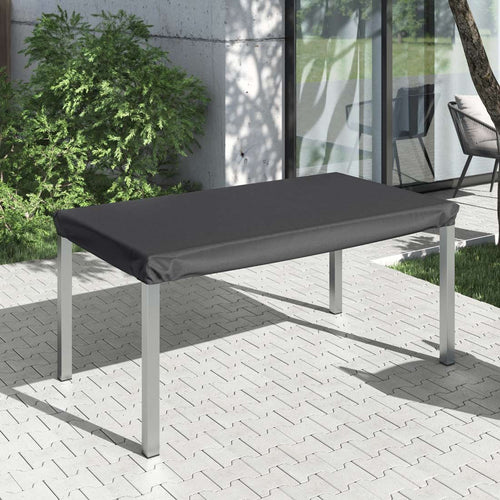Bordtrekk til hagebord 160x90 cm svart polyester bakside