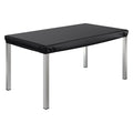 Bordtrekk til hagebord 160x90 cm svart polyester front