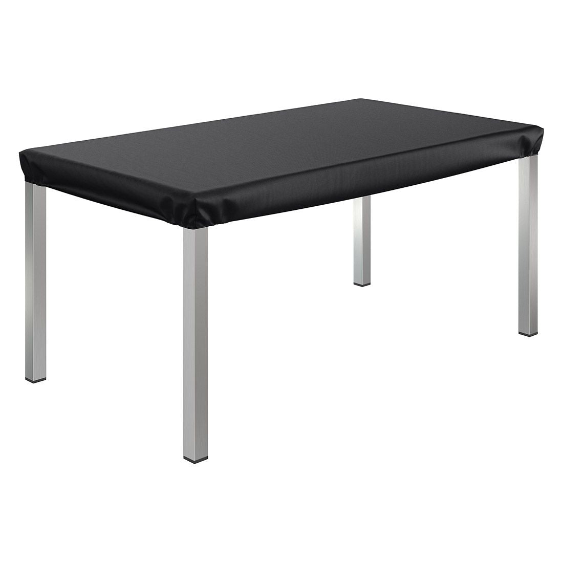 Bordtrekk til hagebord 160x90 cm svart polyester front