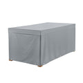 Bordtrekk til hagebord 160x95x72 cm grå - Heinemeyer, forfra