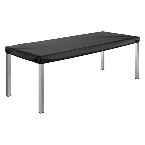 Bordtrekk til hagebord 220x100 cm svart polyester forfra