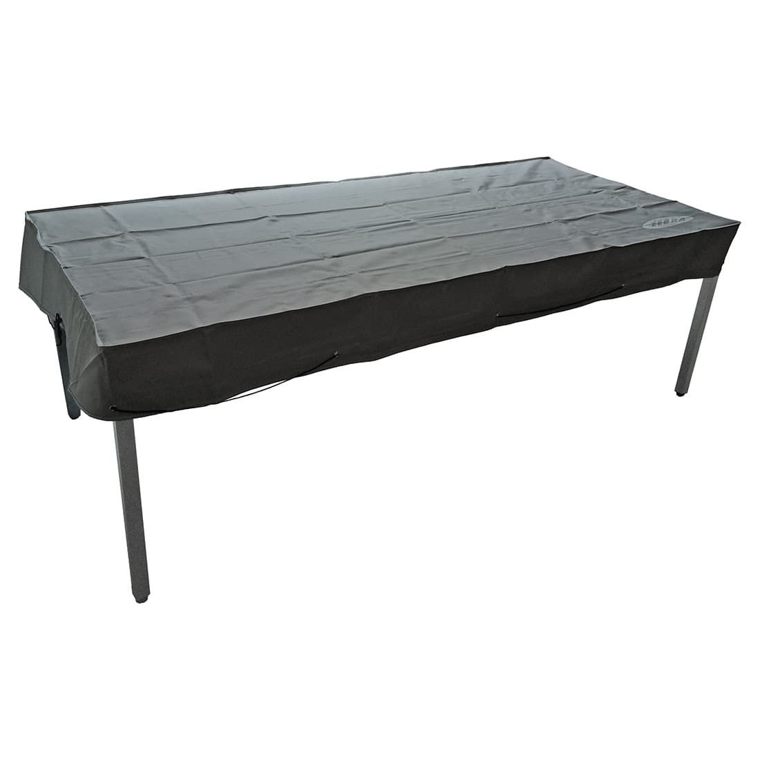 Bordtrekk til hagebord 220x100x22 cm svart - Zebra montert på bord