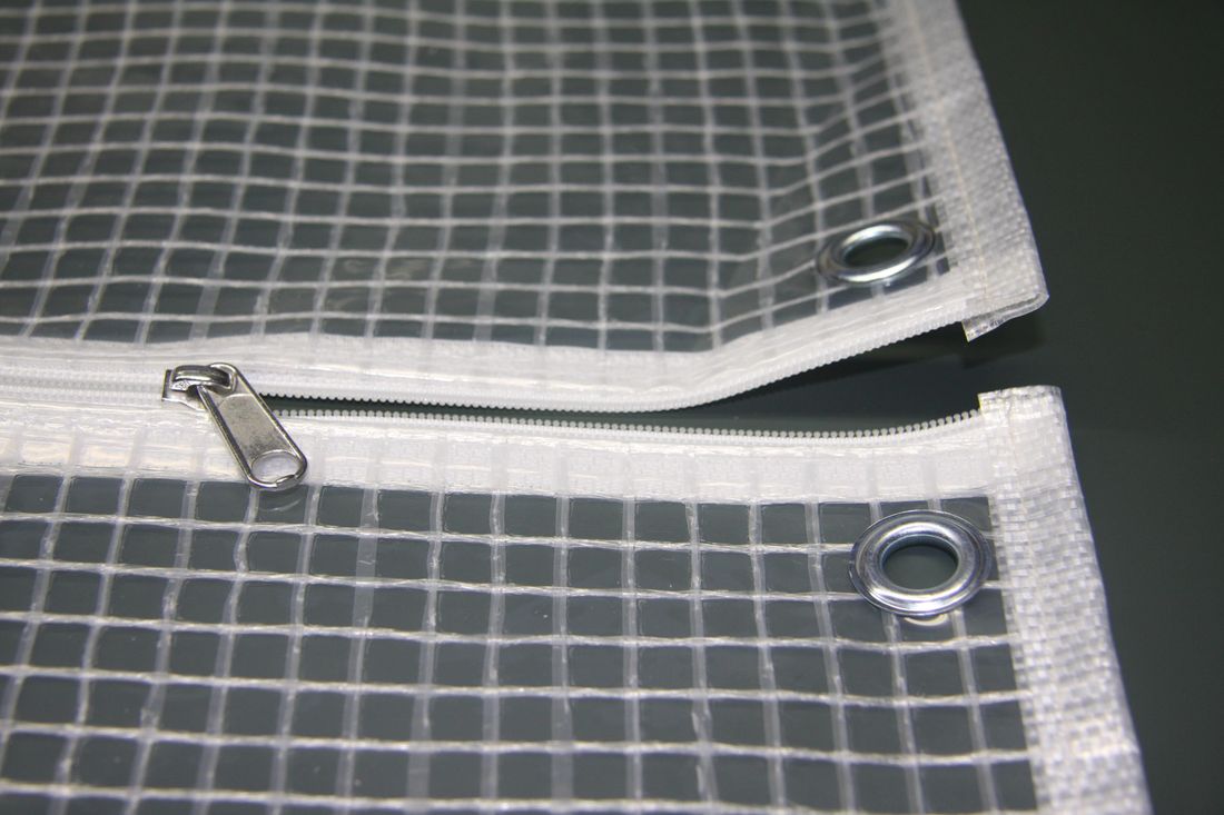 Bordtrekk til hagebord 95x95x72 cm transparent - Heinemeyer nærbilde av materiale